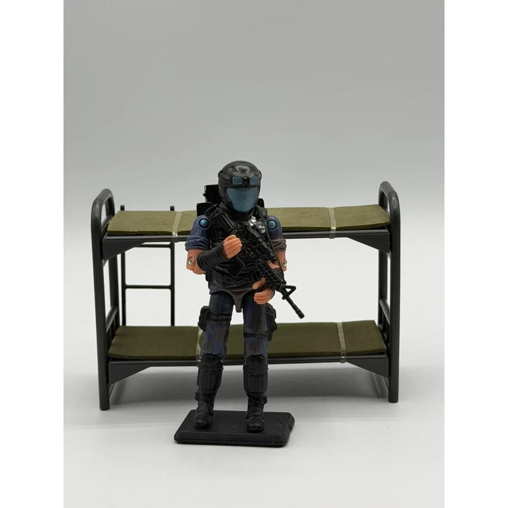 M&C Toys World Peacekeepers Power Team Elite Diorama Bunk Bed 1:18 w/ Sleep Mat